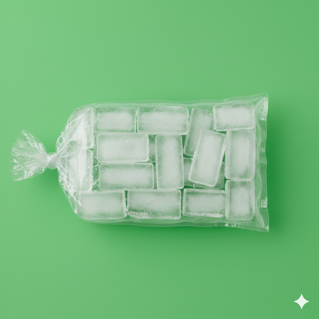 Bolsa de hielo (~1.5–2 kg)